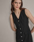 ფოტო #5 პროდუქტის Women's V-Neck Sleeveless A-Line Dress