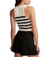 Women's Striped Sweater-Knit Tank