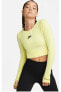 Sportswear Gel-Dance Cropped Long-Sleeve Kadın Tişört
