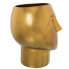 Vase Alexandra House Living Golden Ceramic Face 20 x 20 x 29 cm