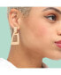 Фото #3 товара Women's Blue Contemporary Drop Earrings