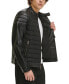 Фото #3 товара Mixed Media Quilted Racer Men's Jacket, Created for Macy's