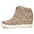Фото #3 товара Matisse Long Live Leopard Wedge Womens Size 10 M Sneakers Casual Shoes LONGLIVE