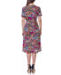 Фото #3 товара Платье средней длины с принтом и завязкой на поясе от 24seven Comfort Apparel