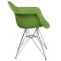 Фото #1 товара Alonza Series Green Plastic Chair With Chrome Base