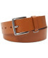 Фото #7 товара Men's Leather Belt with Keeper Ring