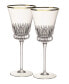 Grand Royal Gold-Tone Red Wine Glasses, Pair of 2