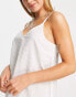 Фото #3 товара Topshop broderie night dress in white