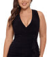 ფოტო #3 პროდუქტის Plus Size V-Neck Gown