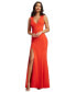 Sandra V-Neck Gown