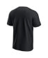 ფოტო #2 პროდუქტის Men's Black Toronto Raptors Raglan T-shirt