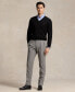 Фото #4 товара Men's Washable Wool V-Neck Sweater