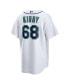 Фото #3 товара Men's George Kirby White Seattle Mariners Home Replica Jersey