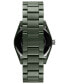 Men's Element Ceramic Matte Olive Green Ceramic Bracelet Watch 43mm