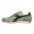 Фото #3 товара Diadora Equipe Suede Sw Lace Up Mens Green Sneakers Casual Shoes 175150-70397
