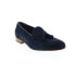 Фото #4 товара Bruno Magli Nilo MB2NILN1 Mens Blue Suede Loafers & Slip Ons Tasseled Shoes