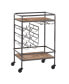 Фото #5 товара Chinese Fir and Metal Industrial Bar Cart