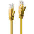 Lindy 0.3m Cat.6 U/UTP Cable - Yellow - 0.3 m - Cat6 - U/UTP (UTP) - RJ-45 - RJ-45
