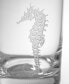 Seahorse Double Old Fashioned 14Oz - Set Of 4 Glasses