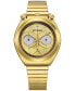 Men's Chronograph Star Wars C-3PO Gold-Tone Stainless Steel Bracelet Watch 38mm