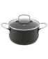 Фото #4 товара Hard-Anodized Aluminum 2.5-Qt. Covered Sauce Pot, Created for Macy's