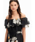 Women's Daisy ruffle midi dress