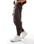 ASOS DESIGN essential oversized joggers in brown