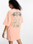 Фото #4 товара ASOS DESIGN oversized t-shirt with festival graphic in pink