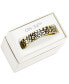 ფოტო #5 პროდუქტის Gold-Tone Leopard Enamel Bangle Bracelet, Created for Macy's