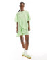 Native Youth ruffle detail gingham mini smock dress in green Grünes Karomuster, 2XS - EU 32 - фото #1