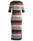 ფოტო #2 პროდუქტის Women's Structured-Stripe Dress