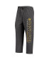 ფოტო #2 პროდუქტის Men's Heathered Charcoal, Navy Cal Bears Meter T-shirt and Pants Sleep Set