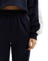 Фото #4 товара Threadbare Ski cropped sweater and jogger tracksuit in navy