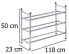 Фото #5 товара Schuhorganizer 3 Ebenen, 68-118 cm