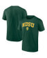 Men's Green NDSU Bison Campus T-shirt