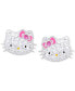 Hello Kitty Crystal & Enamel Stud Earrings in Sterling Silver, Created for Macy's