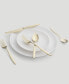 Фото #2 товара Nylah Champagne Satin Flatware Set, 20 Piece