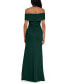 ფოტო #2 პროდუქტის Off-The-Shoulder Ruched Gown