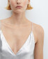 Фото #4 товара Платье женское MANGO Metallic Gown