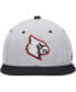 Men's Gray and Black Louisville Cardinals On-Field Baseball Fitted Hat