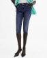 ფოტო #1 პროდუქტის Women's Capri Slim-Fit Jeans