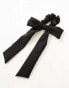 Фото #2 товара Accessorize bow scrunchie in black