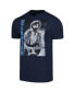 Фото #3 товара Men's Navy Eric Clapton Black & White Photo T-shirt