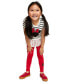 ფოტო #1 პროდუქტის Toddler Girls 2-Pc. Minnie Mouse Silhouette Top & Leggings Set
