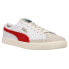Фото #2 товара Puma Basket Vtg Lace Up Mens White Sneakers Casual Shoes 37492215