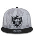 Men's Gray, Black Las Vegas Raiders 2023 Inspire Change 9FIFTY Snapback Hat