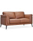 Фото #3 товара Keery 70" Leather Loveseat, Created for Macy's