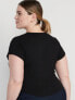 Фото #8 товара UltraLite Cropped Rib-Knit T-Shirt