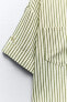 Фото #6 товара Рубашка из смесового льна с короткими рукавами ZARA