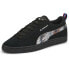 Фото #2 товара Puma Bmw Mms Suede Mens Black Sneakers Casual Shoes 30738301